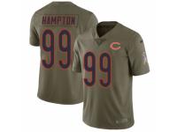 Youth Nike Chicago Bears #99 Dan Hampton Limited Olive 2017 Salute to Service NFL Jersey