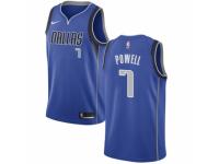 Youth Nike Dallas Mavericks #7 Dwight Powell  Royal Blue NBA Jersey - Icon Edition