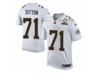 Youth Nike Green Bay Packers #71 Josh Sitton Elite White Team Rice 2016 Pro Bowl NFL Jersey