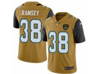 Youth Nike Jacksonville Jaguars #38 Jalen Ramsey Limited Gold Rush NFL Jersey