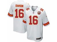 Youth Nike Kansas City Chiefs #16 Len Dawson White NFL Jersey
