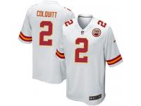 Youth Nike Kansas City Chiefs #2 Dustin Colquitt Limited White NFL Jersey