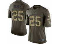 Youth Nike Kansas City Chiefs #25 Kenneth Acker Limited Green Salute to Service NFL Jersey