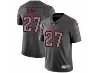 Youth Nike Kansas City Chiefs #27 Kareem Hunt Gray Static Vapor Untouchable Game NFL Jersey