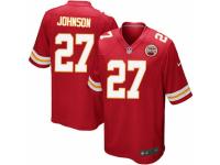Youth Nike Kansas City Chiefs #27 Larry Johnson Red Team Color NFL Jersey