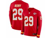 Youth Nike Kansas City Chiefs #29 Eric Berry Limited Red Therma Long Sleeve NFL Jersey