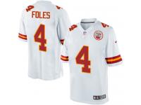 Youth Nike Kansas City Chiefs #4 Nick Foles Limited White NFL Jersey