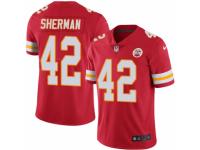 Youth Nike Kansas City Chiefs #42 Anthony Sherman Limited Red Rush NFL Jersey