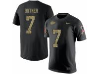 Youth Nike Kansas City Chiefs #7 Harrison Butker Black Camo Salute to Service T-Shirt