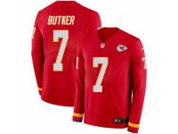 Youth Nike Kansas City Chiefs #7 Harrison Butker Limited Red Therma Long Sleeve NFL Jersey