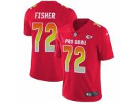 Youth Nike Kansas City Chiefs #72 Eric Fisher Limited Red AFC 2019 Pro Bowl NFL Jersey