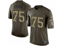 Youth Nike Kansas City Chiefs #75 Cameron Erving Limited Green Salute to Service NFL Jersey
