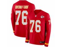 Youth Nike Kansas City Chiefs #76 Laurent Duvernay-Tardif Limited Red Therma Long Sleeve NFL Jersey