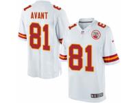 Youth Nike Kansas City Chiefs #81 Jason Avant White NFL Jersey