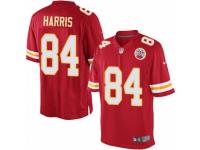Youth Nike Kansas City Chiefs #84 Demetrius Harris Limited Red Team Color NFL Jersey