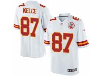 Youth Nike Kansas City Chiefs #87 Travis Kelce White NFL Jersey