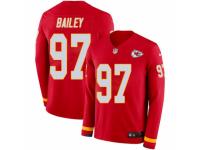 Youth Nike Kansas City Chiefs #97 Allen Bailey Limited Red Therma Long Sleeve NFL Jersey