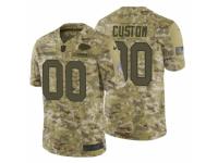 Youth Nike Kansas City Chiefs Limited Camo Custom 2018 Salute to Service NFL Jersey