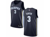 Youth Nike Memphis Grizzlies #3 Jevon Carter  Navy Blue Road NBA Jersey - Icon Edition