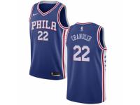 Youth Nike Philadelphia 76ers #22 Wilson Chandler  Blue NBA Jersey - Icon Edition