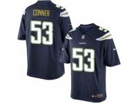 Youth Nike San Diego Chargers #53 Kavell Conner Limited Navy Blue Team Color NFL Jersey
