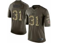 Youth Nike Tampa Bay Buccaneers #31 Major Wright Limited Green Salute to Service NFL Jersey