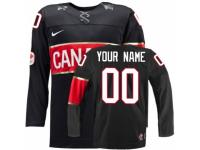 Youth Nike Team Canada Customized Authentic Black Third 2014 Olympic Hockey Jersey