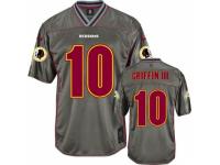 Youth Nike Washington Redskins #10 Robert Griffin III Grey Vapor NFL Jersey