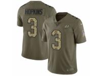 Youth Nike Washington Redskins #3 Dustin Hopkins Limited Olive/Camo 2017 Salute to Service NFL Jersey