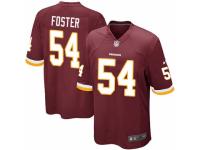 Youth Nike Washington Redskins #54 Mason Foster Game Burgundy Red Team Color NFL Jersey