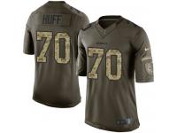 Youth Nike Washington Redskins #70 Sam Huff Limited Green Salute to Service NFL Jersey