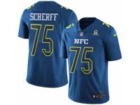 Youth Nike Washington Redskins #75 Brandon Scherff Limited Blue 2017 Pro Bowl NFL Jersey