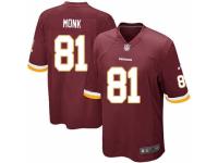 Youth Nike Washington Redskins #81 Art Monk Limited Burgundy Red Team Color NFL Jersey