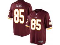 Youth Nike Washington Redskins #85 Vernon Davis Limited Burgundy Red Team Color NFL Jersey