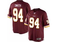 Youth Nike Washington Redskins #94 Preston Smith Limited Burgundy Red Team Color NFL Jersey