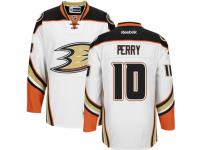 Youth Reebok Anaheim Ducks #10 Corey Perry Premier White Away NHL Jersey