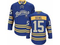 Youth Reebok Buffalo Sabres #15 Jack Eichel Premier Royal Blue Third NHL Jersey