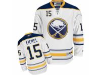 Youth Reebok Buffalo Sabres #15 Jack Eichel Premier White Away NHL Jersey