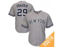 Youth Todd Frazier #29 New York Yankees 2017 Postseason Gray Cool Base Jersey