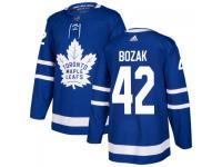 Youth Toronto Maple Leafs #42 Tyler Bozak adidas Blue Authentic Jersey