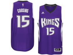 DeMarcus Cousins Sacramento Kings adidas Player Swingman Road Jersey - Purple