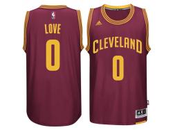 Kevin Love Cleveland Cavaliers adidas Player Swingman Road Jersey - Burgundy