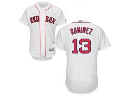 White Hanley Ramirez Men #13 Majestic MLB Boston Red Sox Flexbase Collection Jersey