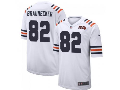 Game Men's Ben Braunecker Chicago Bears Nike Alternate Classic 100th Season Jersey - White