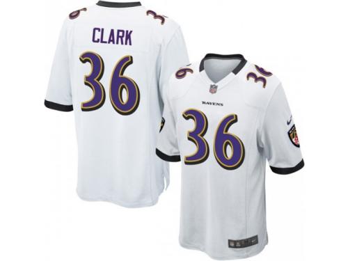 Game Men's Chuck Clark Baltimore Ravens Nike Jersey - White