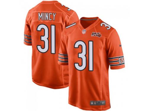 Game Youth Jonathon Mincy Chicago Bears Nike 100th Season Jersey - Orange