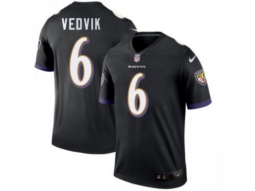 Legend Vapor Untouchable Men's Kaare Vedvik Baltimore Ravens Nike Jersey - Black