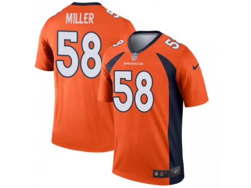 Legend Vapor Untouchable Men's Von Miller Denver Broncos Nike Jersey - Orange