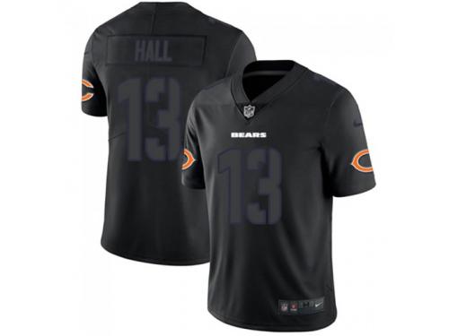 Limited Men's Marvin Hall Chicago Bears Nike Jersey - Black Impact Vapor Untouchable