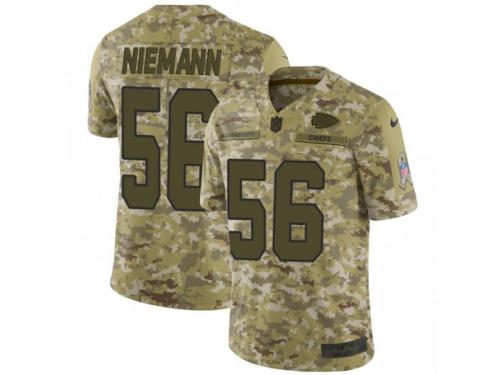 Limited Youth Ben Niemann Kansas City Chiefs Nike 2018 Salute to Service Jersey - Camo